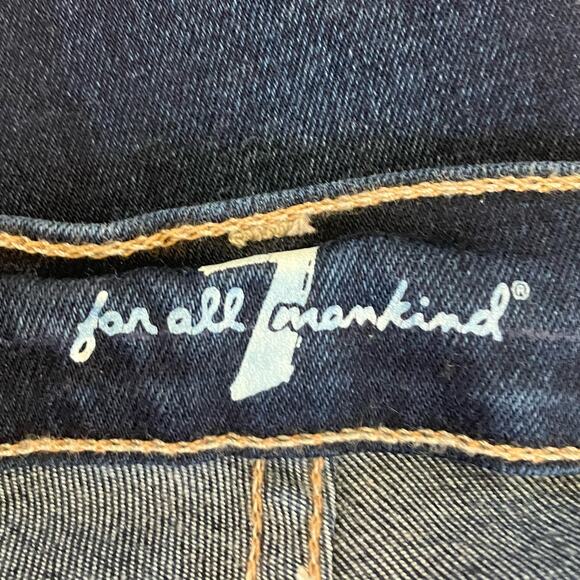 7 For All Mankind The Slim Ciggarette Skinny Jeans Size 25 - Picture 4 of 7